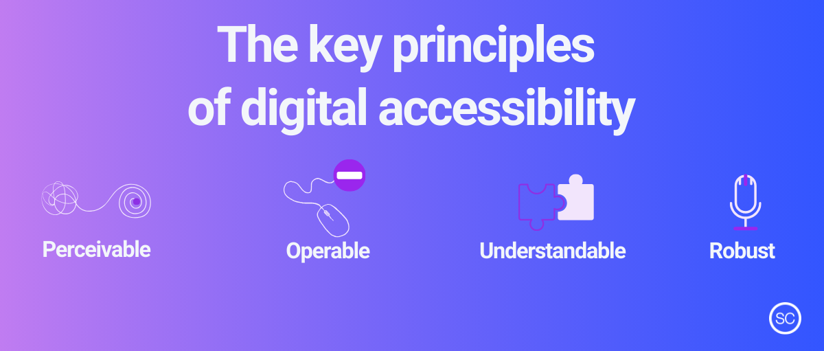 Key principles of accessibility