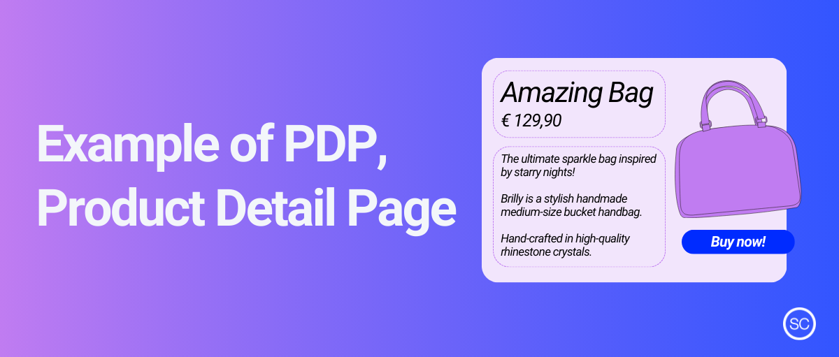 PDP example by SeeCommerce blog